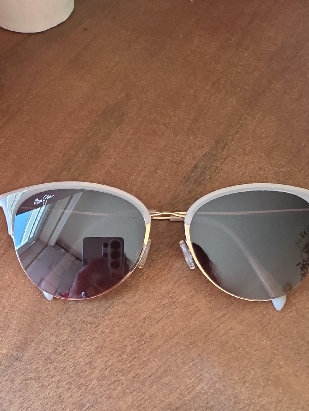 Maui Jim Rose Olili Milky Almond Sunglasses NWOT mj330-05 - Picture 4 of 4